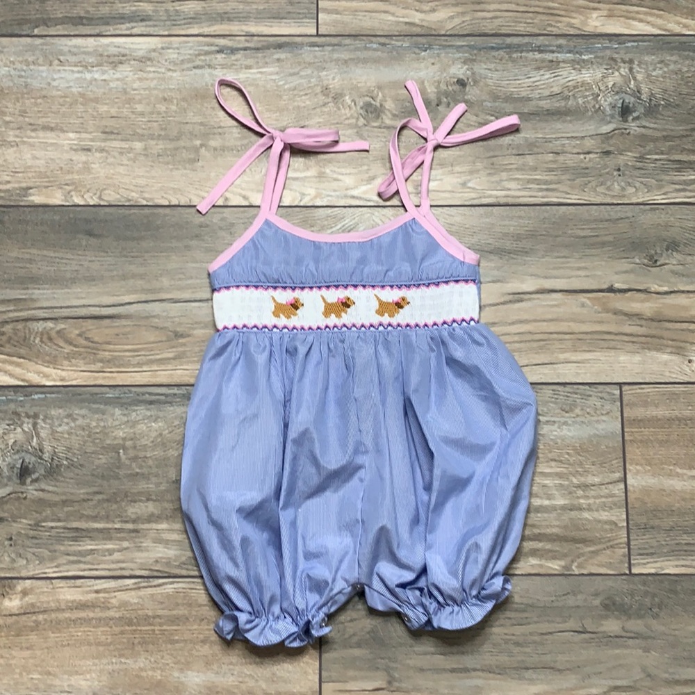 Dog detailed romper